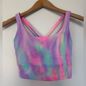 Lululemon Energy Longline Tie Dye Bra